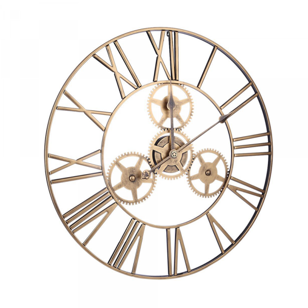 Modern Nordic Luxurious Fashionable Iron Wall Decoration Clock 2024-G