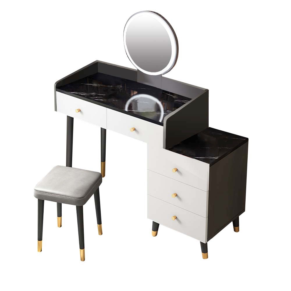 Modern Black & White Dressing Table STE060712