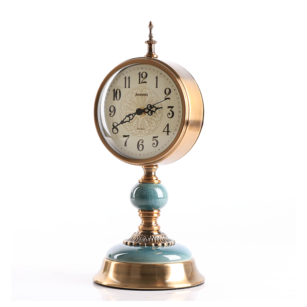 Blue Desk Clock – Luxury Table Clock