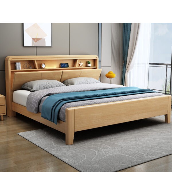BK-F1.5 Light Durable Wood Bed Frame / 1500cm x 2000cm