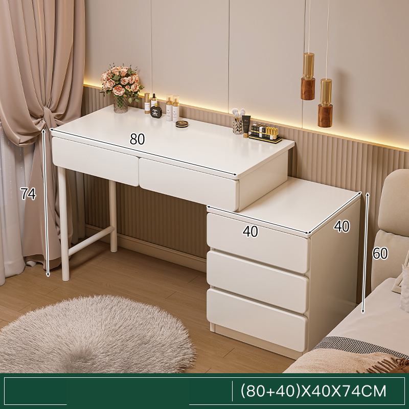 Modern Luxury White Dressing Table MST060503 No Mirror