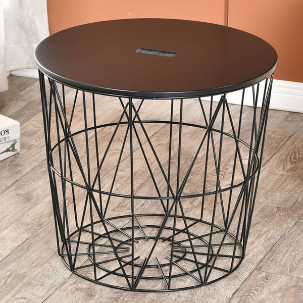 Iron art small round table sofa side table Z-002B