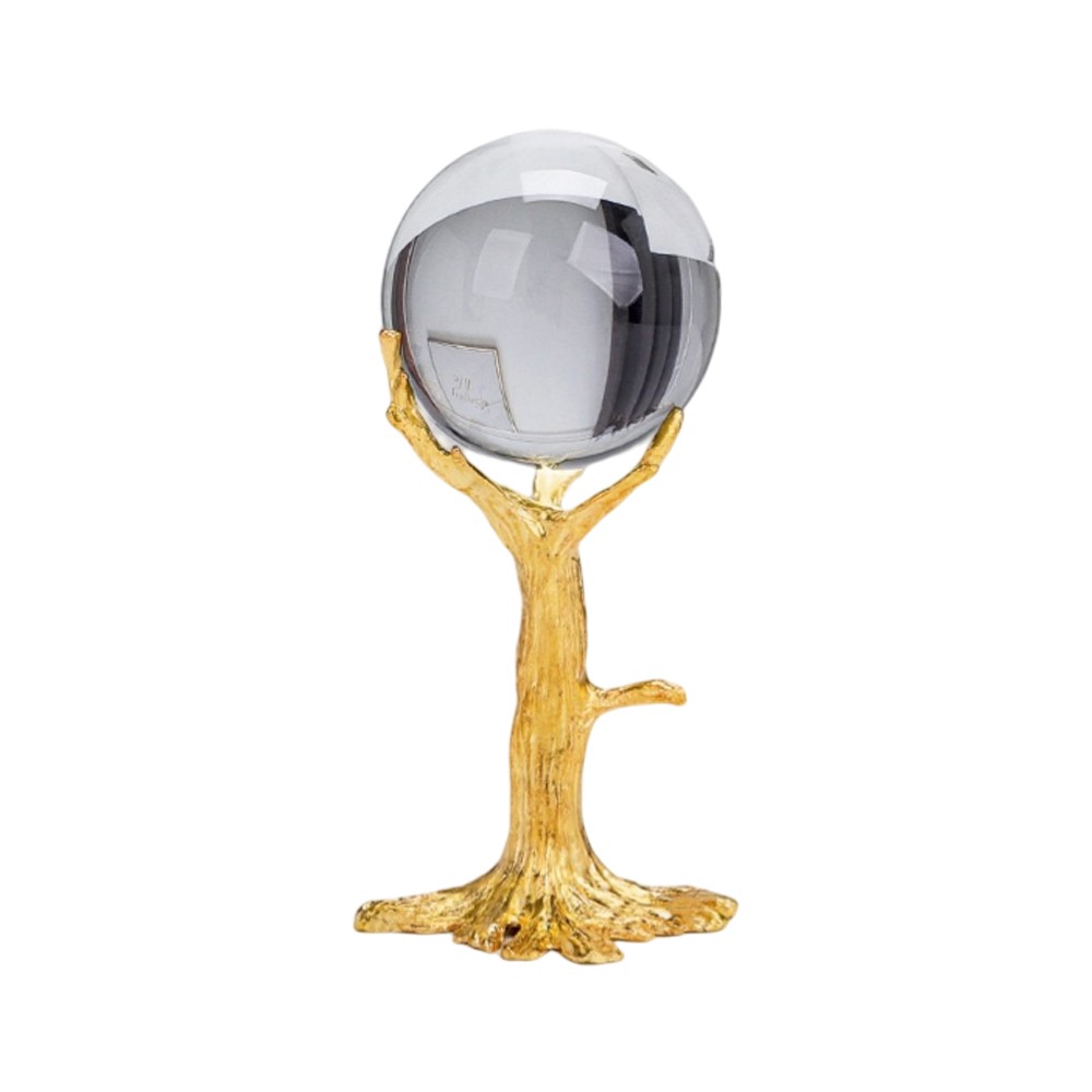 Modern Luxury Crystal Ball On Tree Pedestal Large BJ292-02